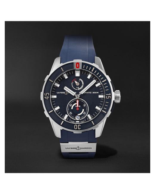 Ulysse Nardin Diver Chronometer Automatic 42mm Stainless Steel and Suede Watch Ref. No. 1183-170-3/93