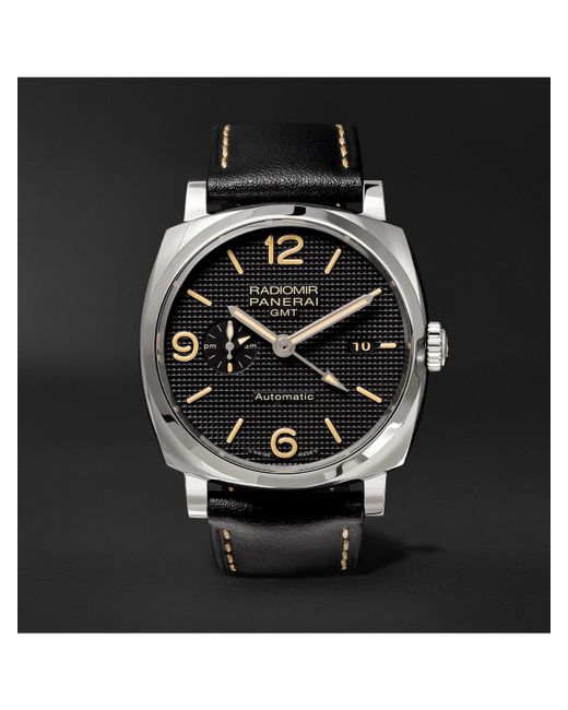 Panerai Radiomir 1940 3 Days GMT Automatic Acciaio 45mm Stainless Steel and Leather Watch Ref. No. PAM00627
