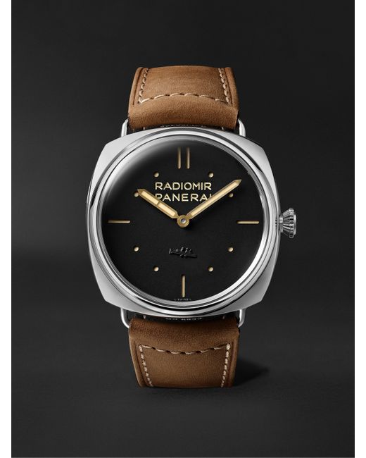 Panerai Radiomir S.L.C. 3 Days Acciaio Hand-Wound 47mm Steel and Leather Watch Ref. No. PAM00425
