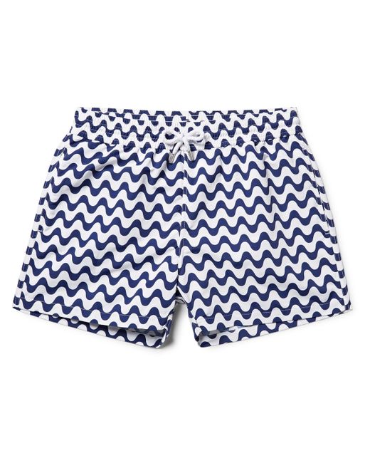 Frescobol Carioca Copacabana Slim-Fit Short-Length Printed Swim Shorts