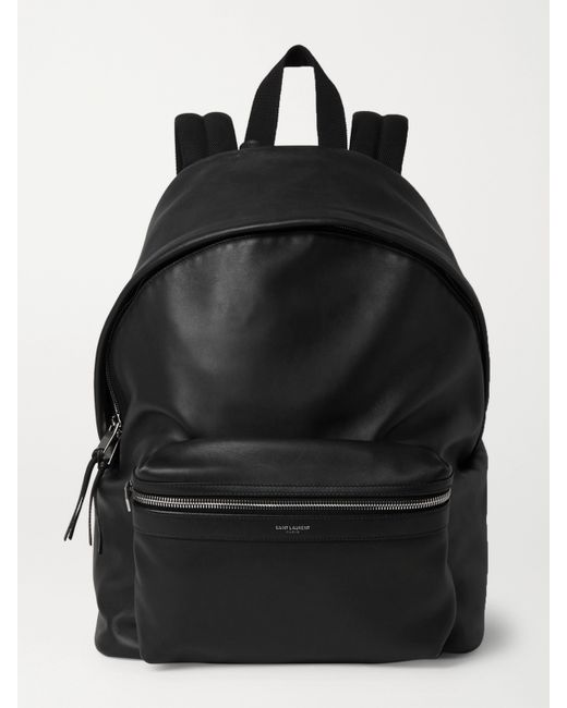 Saint Laurent City Leather Backpack