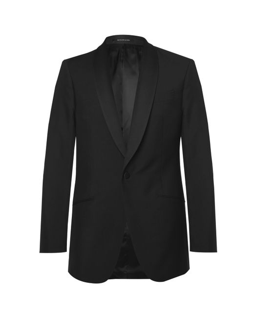 Richard James Slim-Fit Wool and Mohair-Blend Tuxedo Jacket