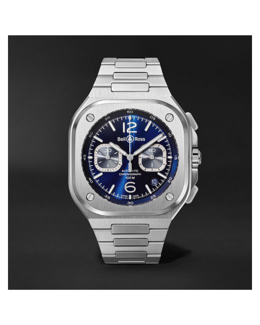 Bell & Ross BR 05 Automatic Chronograph 42mm Stainless Steel Watch Ref. No. BR05C-BU-ST/SST