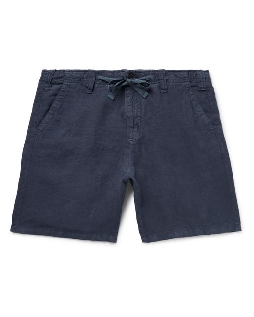 Hartford Slim-Fit Linen-Chambray Drawstring Shorts