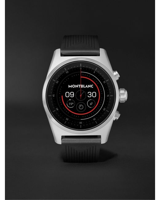 Montblanc Summit Lite 43mm Aluminium and Nylon Smart Watch Ref. No. 128410