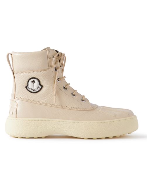 Moncler Genius Tods Palm Angels Winter Gommino Full-Grain Leather Boots