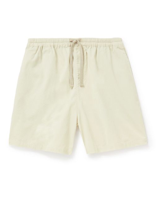 Frame Straight-Leg Cotton-Corduroy Shorts