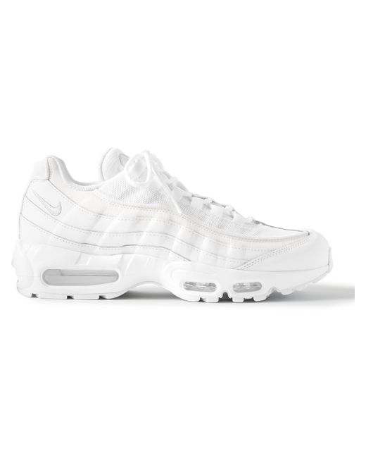 Nike Air Max 95 Essential Leather and Suede-Trimmed Mesh Sneakers