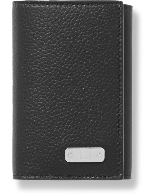 Dunhill 1893 Harness Full-Grain Leather Silver-Tone Key Case