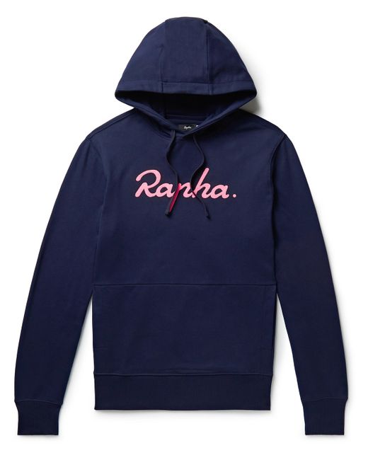 Rapha Logo-Embroidered Organic Cotton-Jersey Hoodie