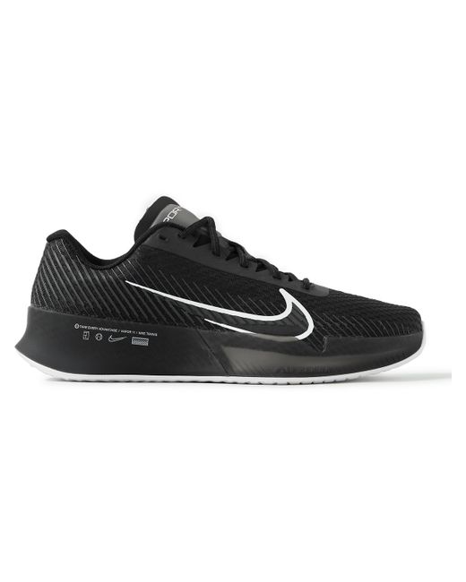 Nike Tennis Air Zoom Vapor 11 Rubber-Trimmed Mesh Tennis Sneakers