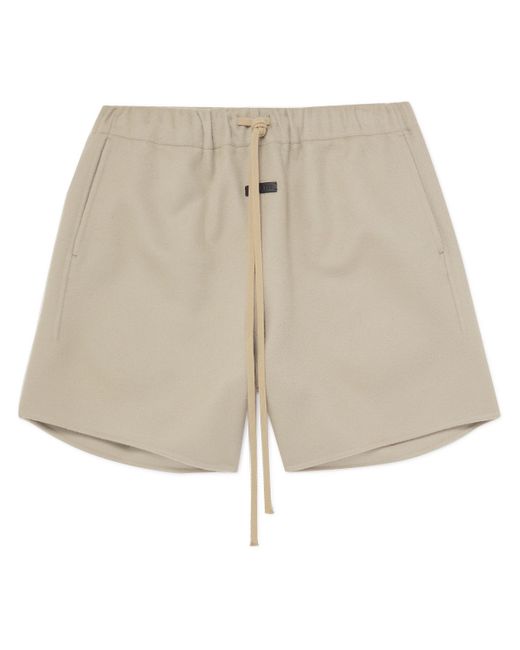 Fear Of God Eternal Wide-Leg Wool and Cashmere-Blend Drawstring Shorts