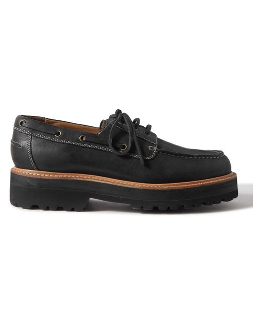 Grenson Demspey Leather Boat Shoes