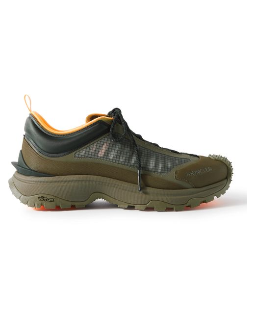 Moncler Trailgrip Shell Rubber and Ripstop Sneakers