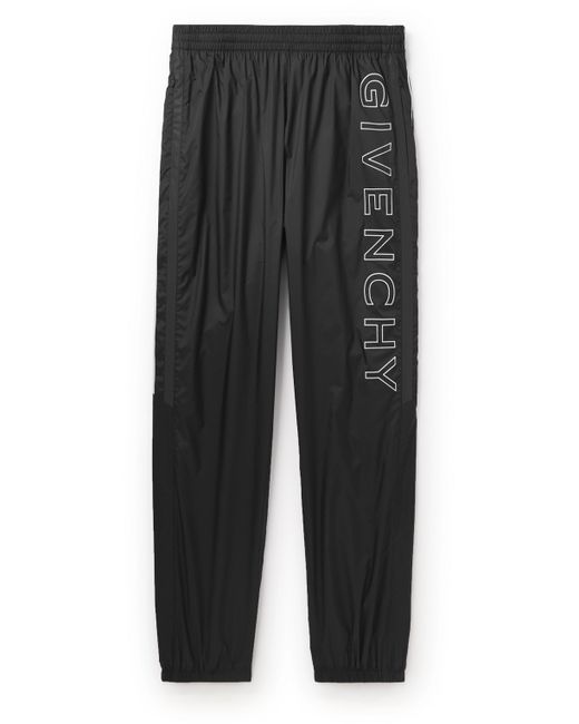 Givenchy Tapered Logo-Print Shell Track Pants