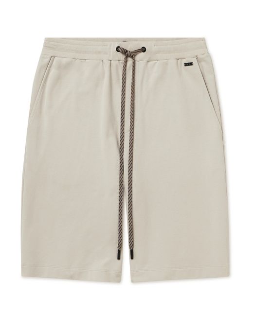 Hanro Natural Living Stretch Organic Cotton-Jersey Drawstring Shorts