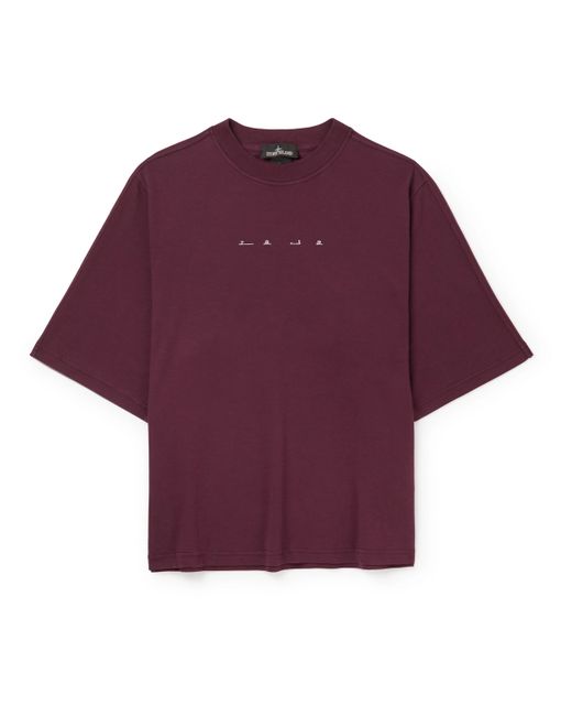 Stone Island Shadow Project Printed Cotton-Jersey T-Shirt