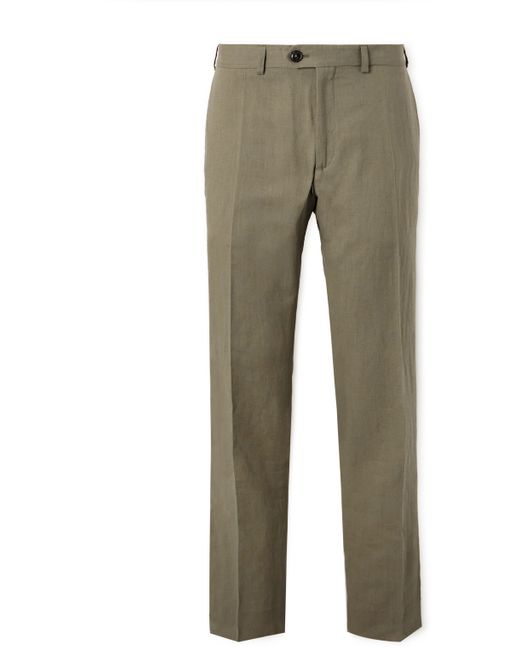 A Kind Of Guise Straight-Leg Cotton and Linen-Blend Suit Trousers
