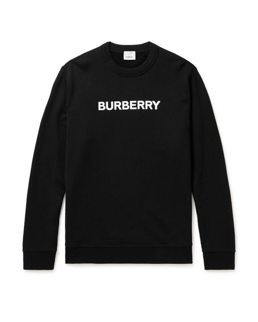 Burberry Logo-Print Cotton-Blend Jersey Sweatshirt