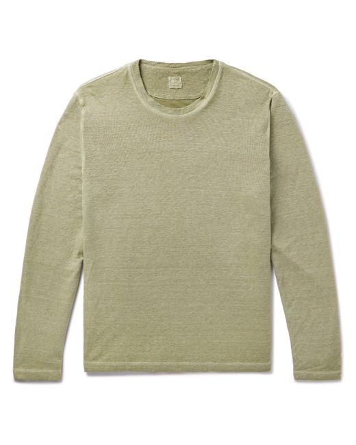 120% 120 Stretch-Linen and Cotton-Blend Sweatshirt