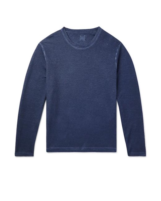 120% 120 Mélange Stretch Linen and Cotton-Blend Sweatshirt