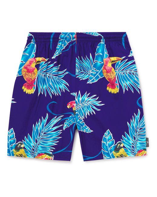 Go Barefoot Tropical Birds Printed Cotton-Blend Shorts
