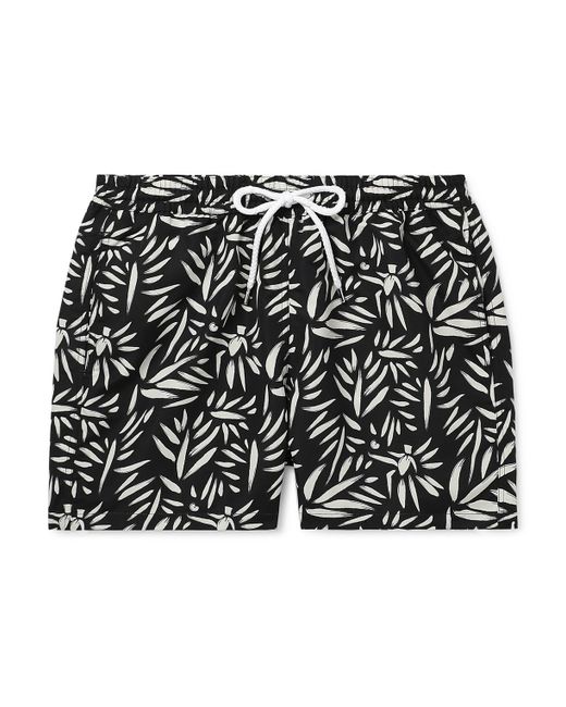 Frescobol Carioca Straight-Leg Short-Length Printed Recycled Swim Shorts