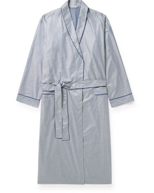 Zimmerli Belted Cotton-Jacquard Robe