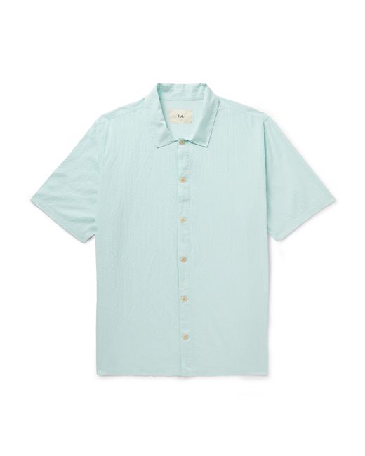Folk Gabe Cotton-Blend Shirt