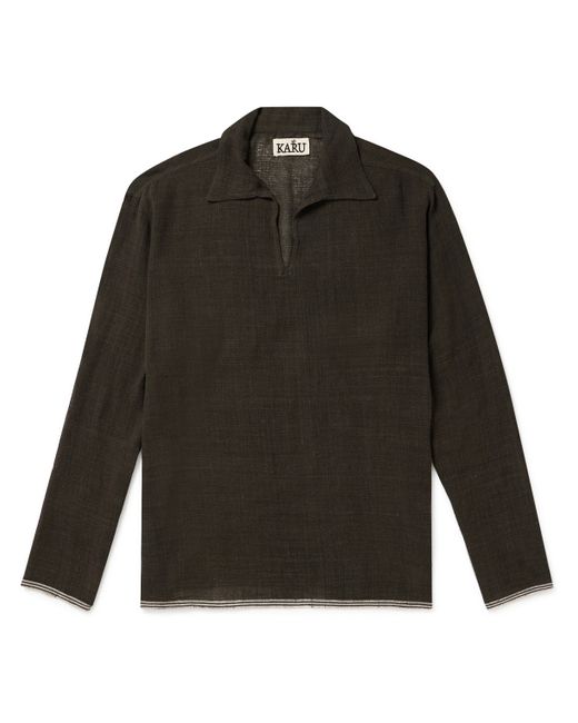 Karu Research Garment-Dyed Cotton Shirt