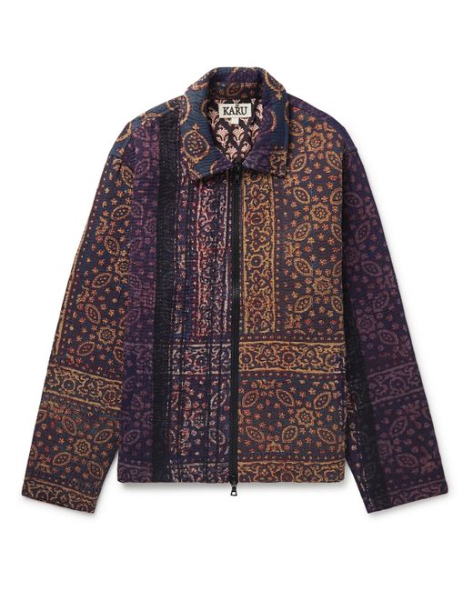 Karu Research Embroidered Printed Cotton Jacket