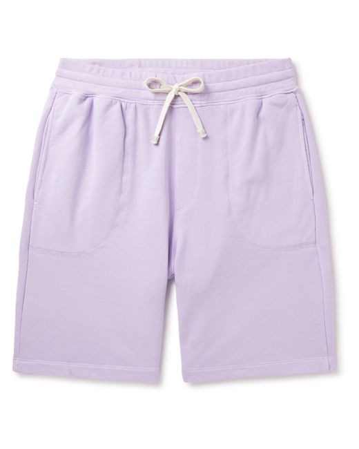 Altea Barkley Straight-Leg Cotton-Jersey Drawstring Bermuda Shorts