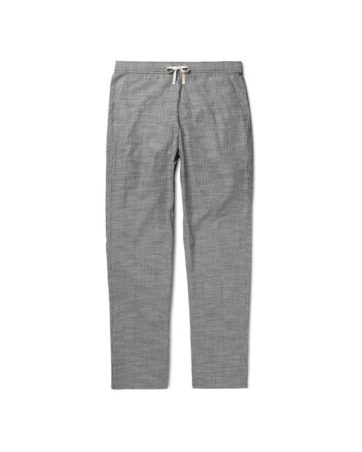 Oliver Spencer Loungewear PinstripedCottonPyjamaTrousers
