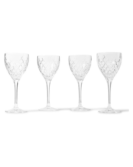 Soho Home Barwell Set of Four Crystal Wine Glasses
