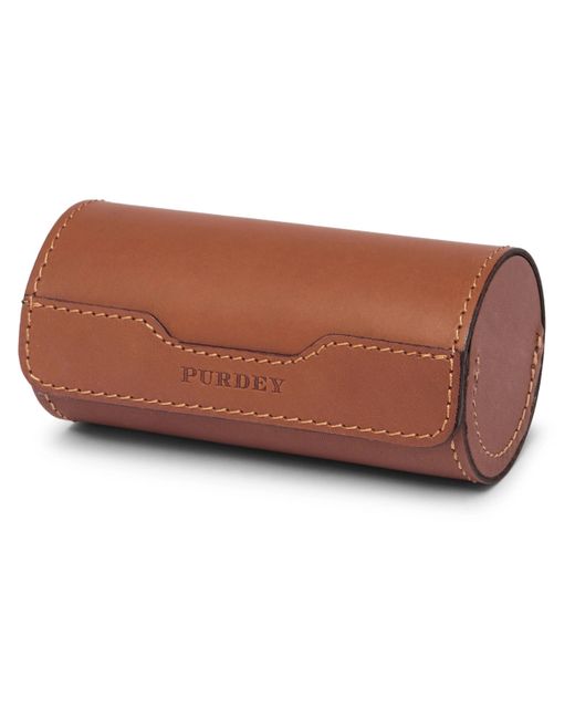Purdey Leather Case and Stainless Steel Cup Set