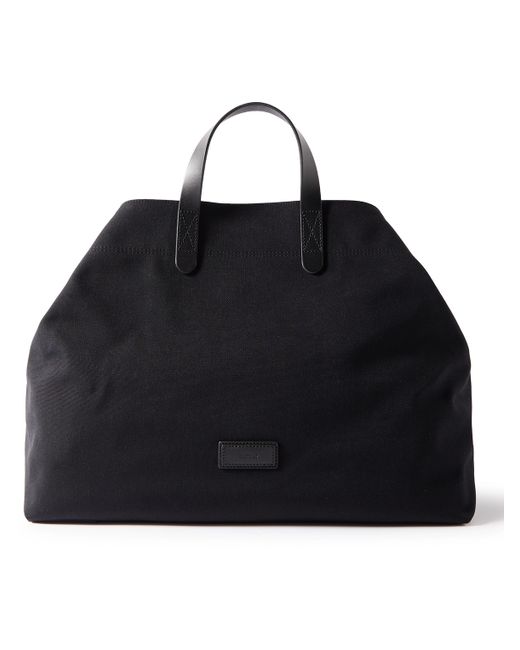 Mismo M/S Haven Leather-Trimmed Canvas Weekend Bag