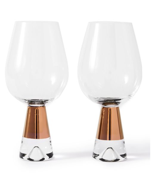 Tom Dixon Tank Set of Two Painted Wine Glasses