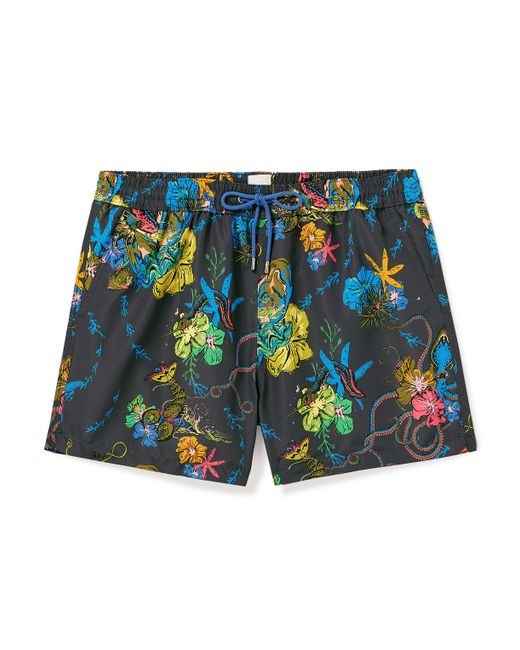 Paul Smith Kraken Slim-Fit Short-Length Printed Recycled Swim Shorts