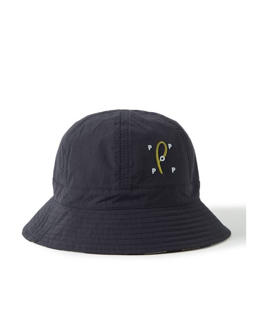Pop Trading Company Paul Smith Reversible Logo-Embroidered Recycled-Shell Bucket Hat