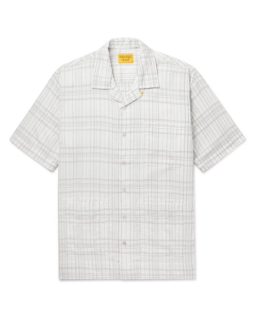 Original Madras Camp-Collar Checked Linen-Madras Shirt