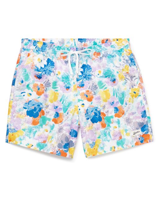 Bather Straight-Leg Mid-Length Floral-Print Recycled Swim Shorts