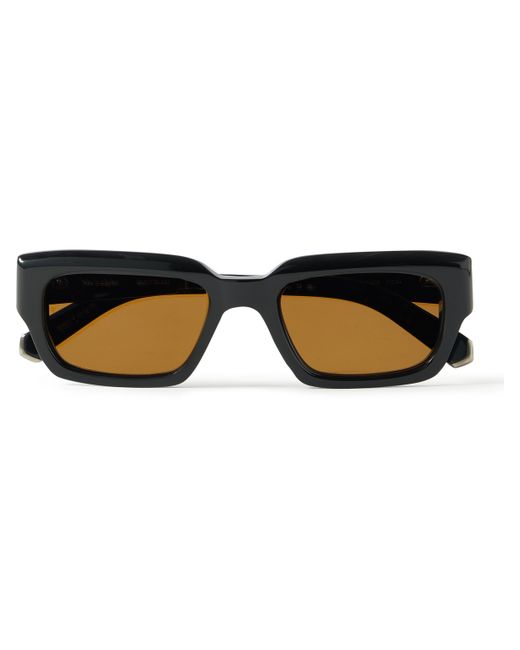 Mr Leight Maverick S Rectangular-Frame Acetate and Gunmetal-Tone Sunglasses