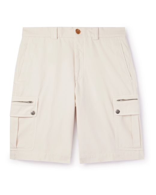 Brunello Cucinelli Straight-Leg Cotton-Twill Cargo Shorts