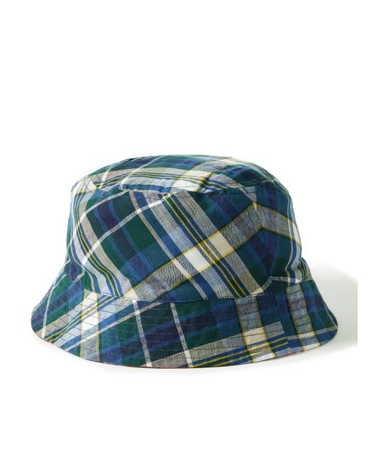 Original Madras Reversible Checked Cotton Bucket Hat