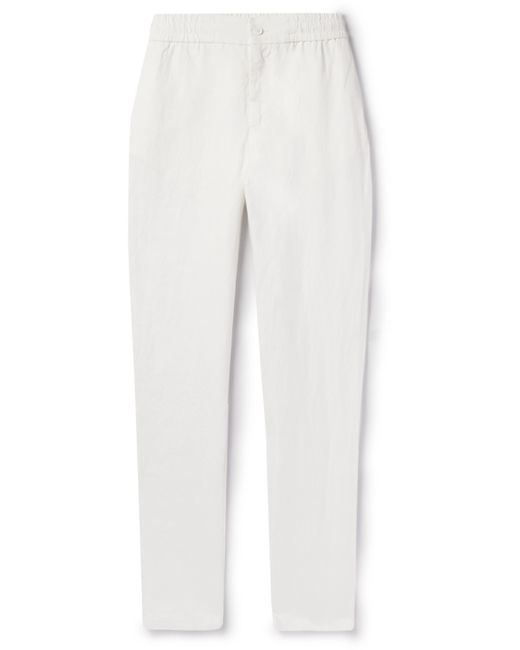 Orlebar Brown Cornell Straight-Leg Washed Linen Trousers