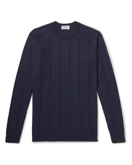 John Smedley Striped Merino Wool Sweater