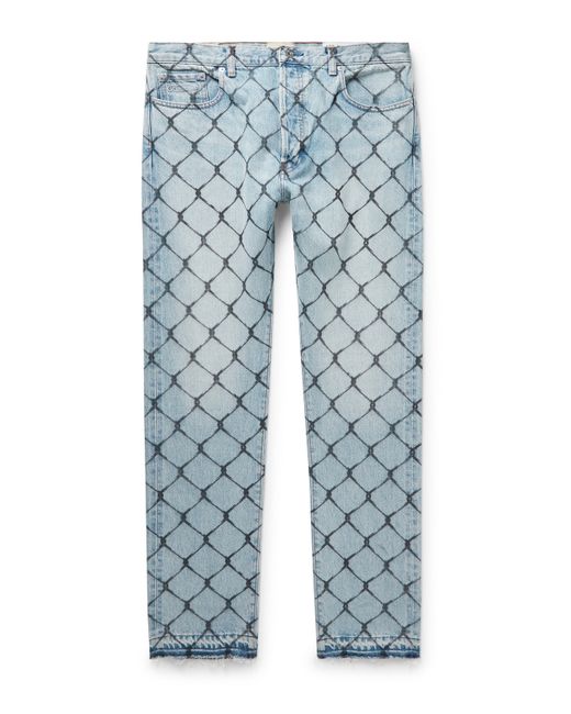 Gallery Dept. Gallery Dept. Cage 5001 Slim-Fit Frayed Printed Jeans