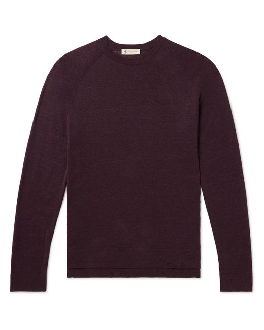 Piacenza Cashmere Silk and Linen-Blend Sweater