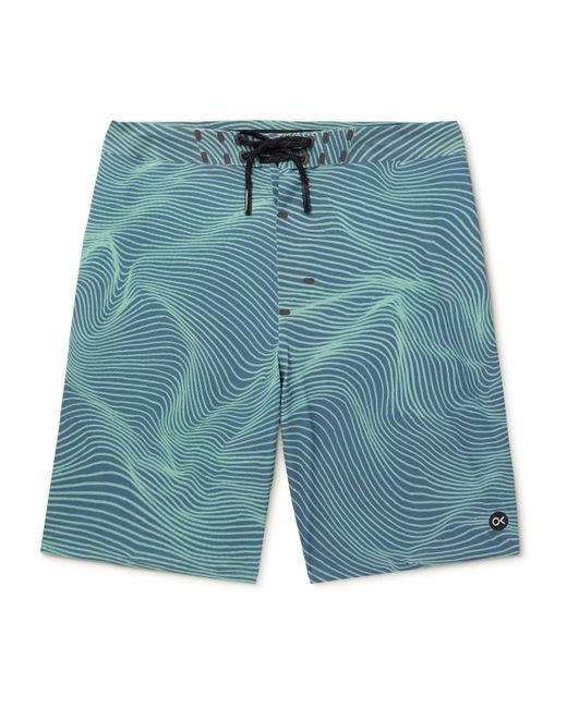 Outerknown Apex Long-Length Printed Recycled Swim Shorts