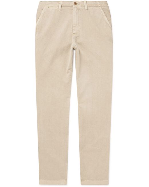 Outerknown Nomad Slim-Fit Straight-Leg Garment-Dyed Organic Cotton Trousers